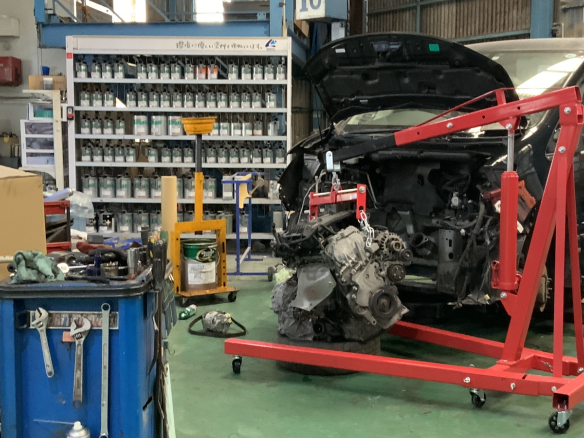 輸入車修理エンジン