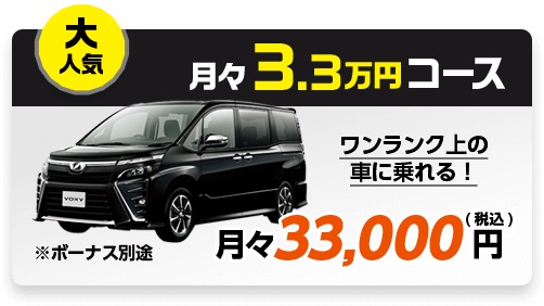 新車リース3万円～